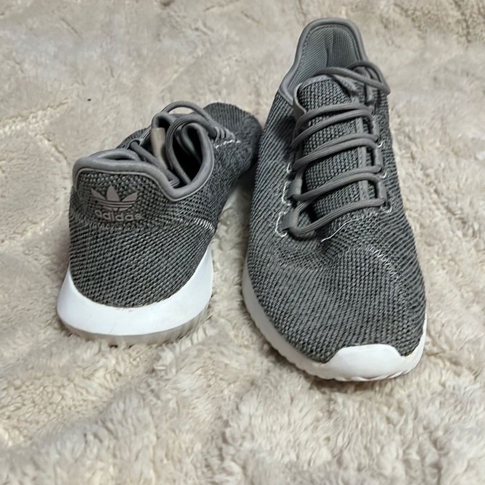 Men’s Adidas Tubular Athletic Shoes Gray